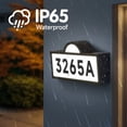 thumbnail image 3 of Aship Solar LED House Number Address Sign,Waterproof Light Up, Cold/Warm/Daylight White,Wall Mounted or in Ground for Yard,House Numbers for Outside, 3 of 10