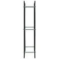 thumbnail image 3 of vidaXL Firewood Rack Black 44x20x100 cm Steel, 3 of 4