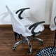 thumbnail image 4 of Funda de poliéster para sillón, diseño dividido, universal, para silla de ordenador Gris, 4 of 9