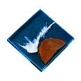 thumbnail image 2 of Fiocias 6 Pieces Wooden Waterproof Coasters Epoxy Coasters Tabletop Decorative Artwork Square, 2 of 9