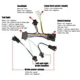 thumbnail image 3 of Bicycle Headlight and Tail Light Set Ebike Turn Signals Front and Back Light Electric Bike Light Horn Kits with Switch 24-48V, 3 of 8