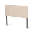 thumbnail image 4 of Messyah Contemporary Upholstered Queen/Full Headboard, Beige and Black, 4 of 7