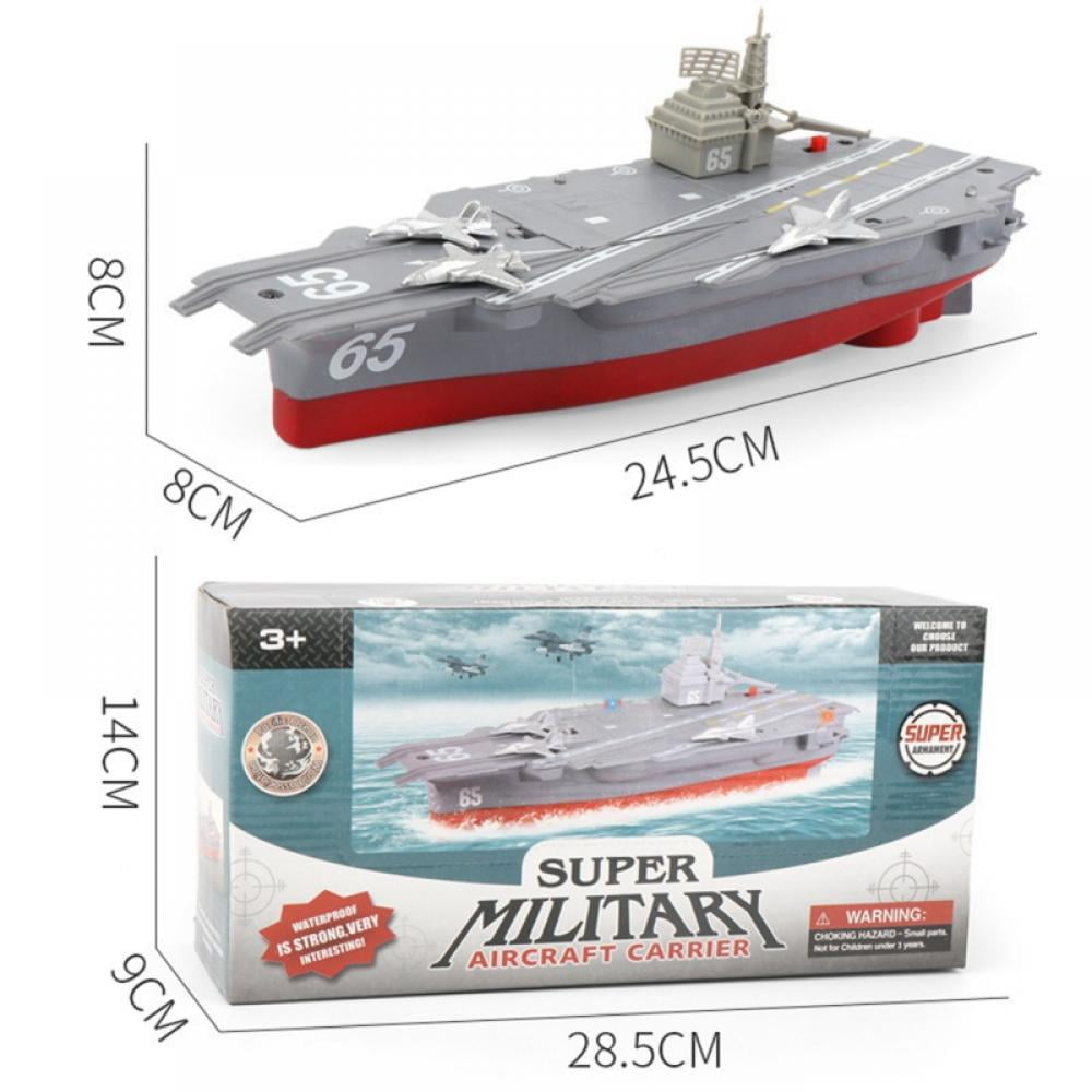Aircraft Carrier Toy with Realistic Sound and Light Up Military