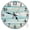 Style2, variant on DESIGNICE Wall Clock,Retro American Style Design Wall Clocks Battery Operated,Easy Installation with Back Slot Design Kitchen Clock,10",Style8