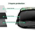 thumbnail image 4 of YFYANG 14 inch Universal Laptop Bag Oxford Cloth Laptop Sleeve, Multi-functional Green Floral Pattern Notebook Computer Messenger Bag Handbag, 4 of 8