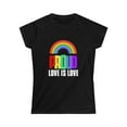 thumbnail image 3 of Proud LGBTQ Love is Love Lesbian Gay Bisexual Transgender Womens Shirts, 3 of 8