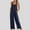 Navy, variant on Babysbule Pants for Women Ladies Fashion Summer Solid Casual Camis Pocket Sleeveless Suspender Jumpsuit