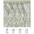 thumbnail image 5 of Sage Green Wrap Around Bed Skirts for California King Bed 16" Drop,Bed Skirt with Adjustable Elastic Belt Dust Ruffle Bed Valance Boho Retro Decorative Abstract Floral Ethnic Bed Frame Cover, 5 of 7
