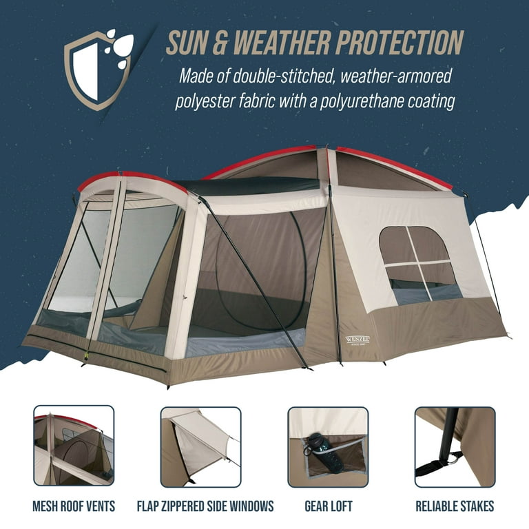 Wenzel 8 person clearance tent