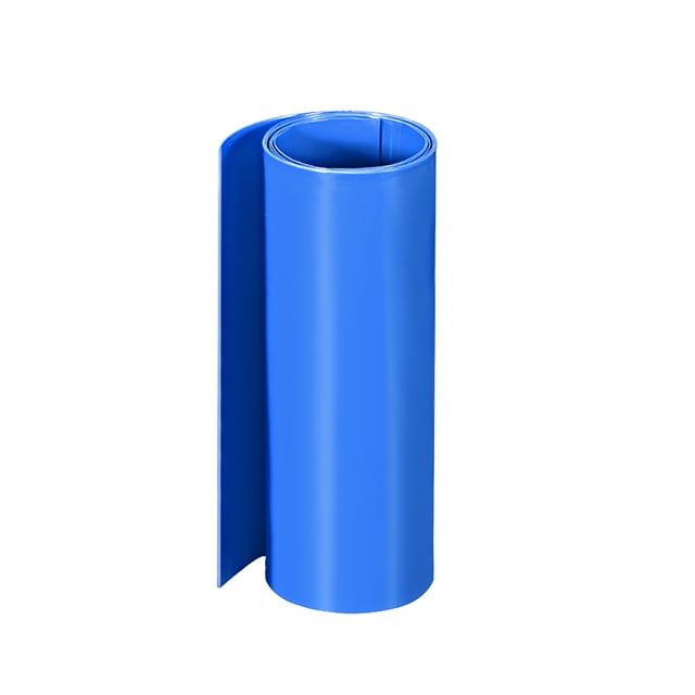 Tubos de Termocontracción de 165 mm de Ancho Plano para Doble Capa 18650 1 Metro Azul