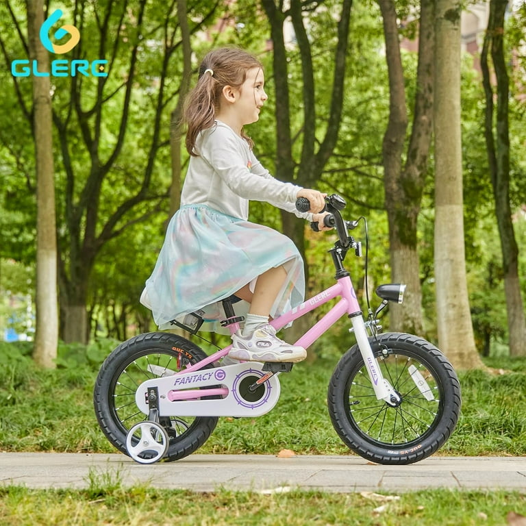 Glerc 12 inch Toddler and Kids Bike for 2 4 Years Old Boys Girls Pink Walmart