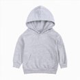 thumbnail image 4 of Godom Pullover Hoodies Top for Kids Baby Boys Girls Child Hooded Sweatshirt Long Sleeve Shirt with Pocket, 4 of 4