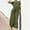 Green, variant on Xysaqa Overall Shorts for Women, Womens Casual Short Sleeve Linen Jumpsuits Summer Loose Cotton Crewneck Elastic Waist Rompers with Belt S-5Xl (Available In Plus Size)