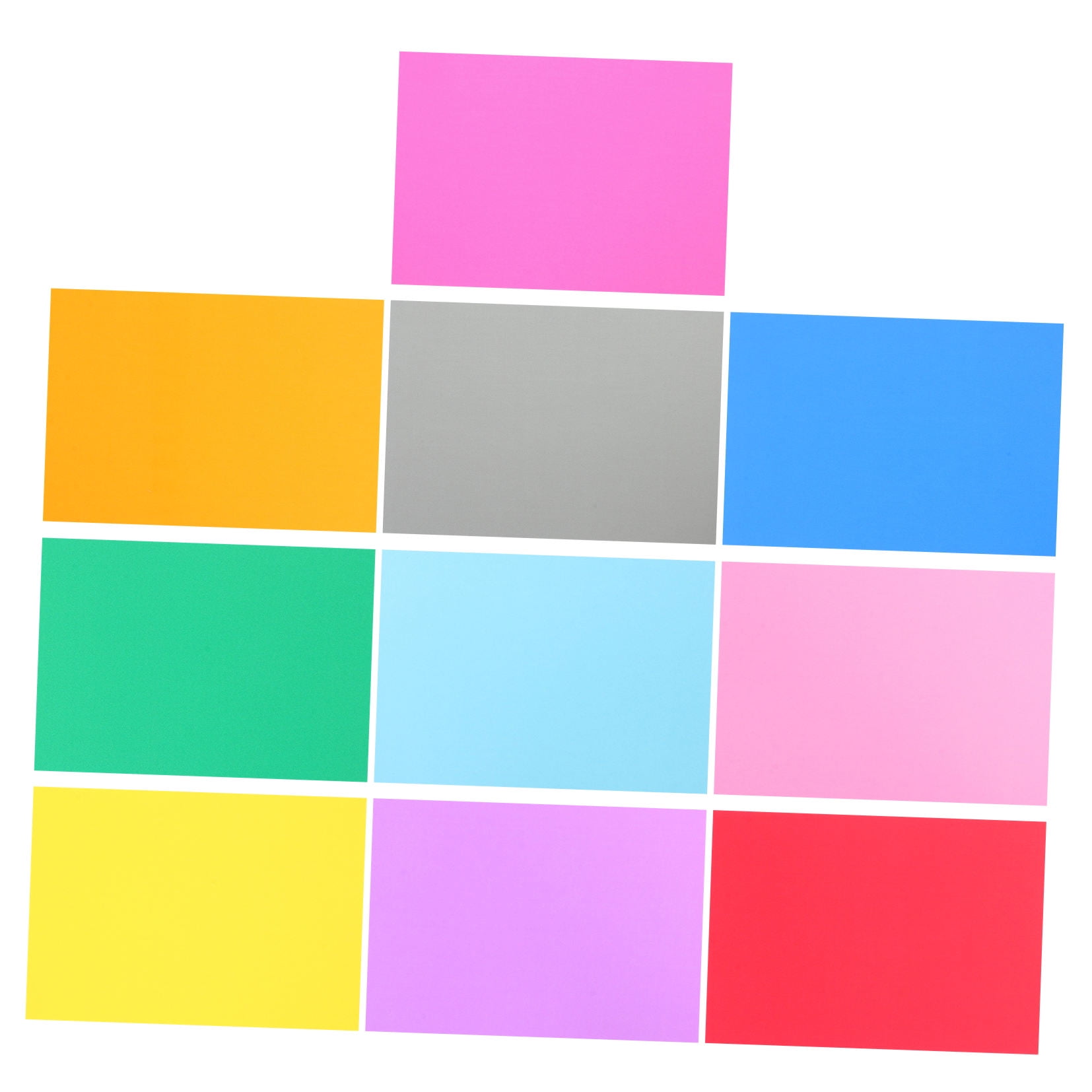 KAKOWELY Craft Cardstock Paper Rectangular Shape 250pcs