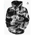 thumbnail image 1 of Men Women Unisex Hoodies Novelty Print 3D Patternv Hooded Pullover Sweatshirt with Pocket, 1 of 2
