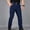 Navy-A, variant on Virmaxy Work Pants For Men Elastic Waist Quick Dry Waterproof Cargo Pants With Pockets Outdoor Sports Mountaineering Sweatpants Navy-A S