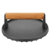 HOMEMAXS  Cast Iron Meat Press Sandwich Toaster Bacon Food Shredder Sausage Patties