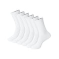 thumbnail image 4 of Hanes Unisex Plain White Socks Pack, 6 Pairs, Crew M, 4 of 7