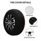 thumbnail image 2 of Fotbe Hohoho4 Funda de Llanta de Repuesto con Estampado, Engrosada, Ajuste Universal para Jeep, Remolque, RV, SUV, Camión-15 inch, 2 of 6