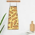 thumbnail image 5 of Gaeub Hot Dogs Print Apron for Men and Women,Waterproof Apron for Cooking,Dishwashing, Lab, Butcher, Dog Grooming, 5 of 7