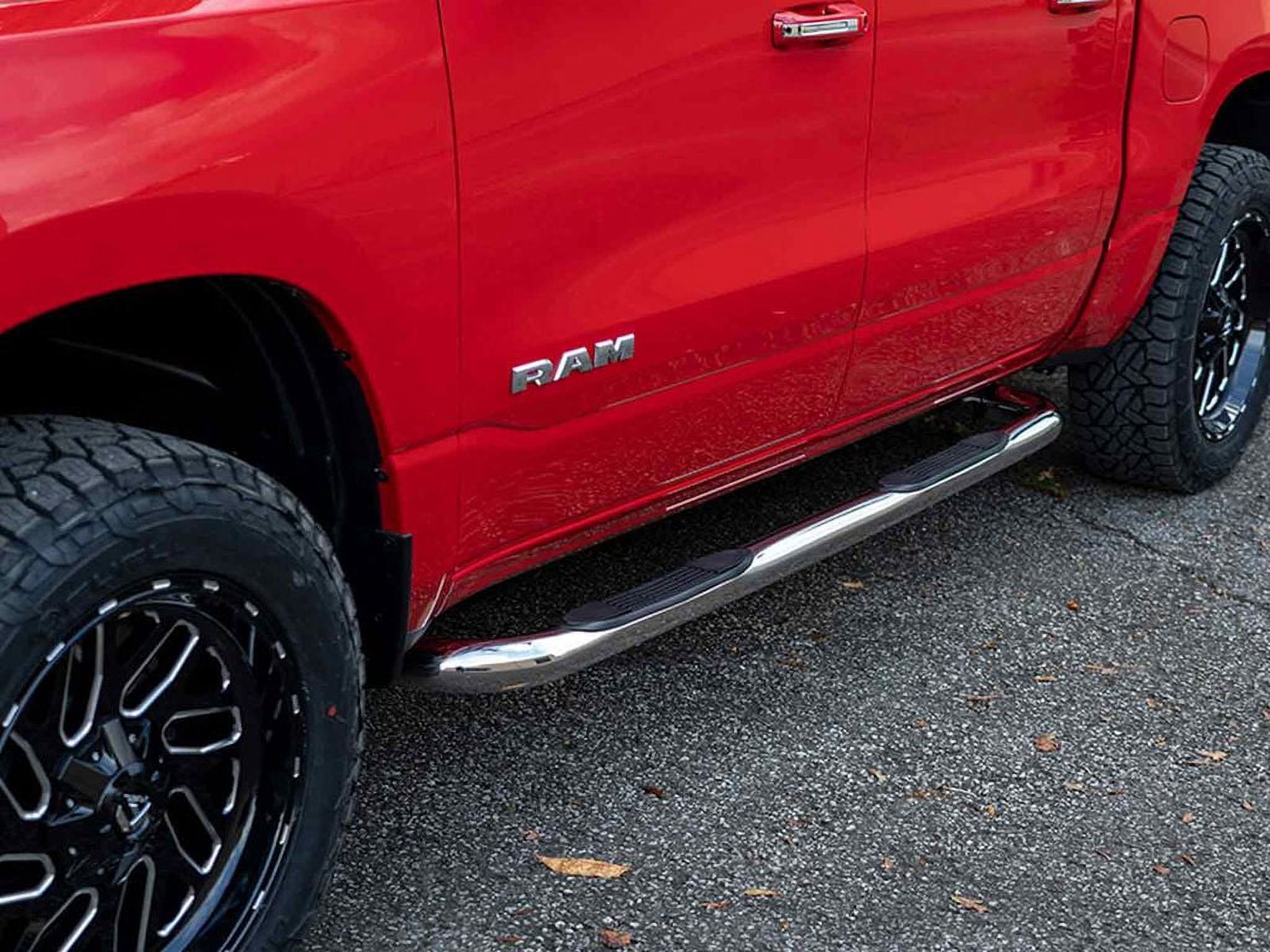 Ionic 3" Stainless Nerf Bars Fit 2002-2008 Dodge Ram 1500/2003-2009 2500/3500 Quad Cab