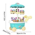thumbnail image 5 of Fjnjuu Toy Car Ice Cream Toys Candy Cart Kids Play House Toys with Candy Ice Cream Play Early Educational Toy Realistic Toy Vehicle Set, 5 of 7