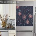 thumbnail image 3 of Yayeee Magnetic Dishwasher Cover for The Front Decoration Home Kitchen Machine Sticker Protector, Red and White Fireworks Pattern, 3 of 6