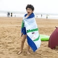 thumbnail image 2 of Toalla de baño para niños, envoltura para niños y niñas, toallas de playa con capucha para piscina, albornoz, algodón absorbente de felpa suave Sailing  Electrónica, 2 of 5