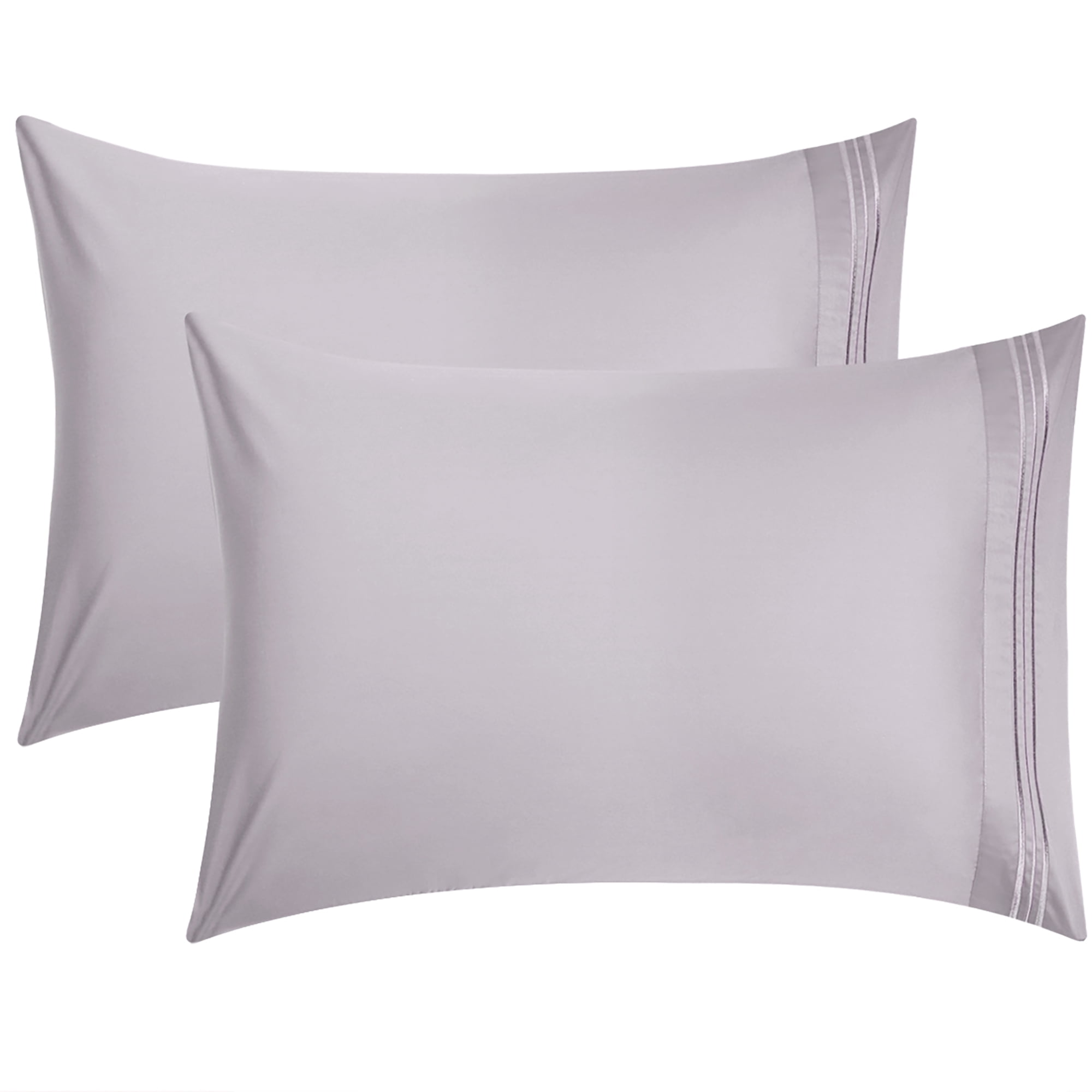 Threshold Orange Geo KING Organic Cotton Pillowcases set of 2 New 