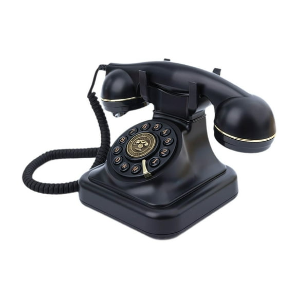 yuksok Audio Guest Book Phone Audio Guestbook Telephone for Special Occasions Party Black