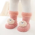 thumbnail image 2 of Otqutp Casual Shoes for Toddler Winter Children Todler Boys and Girls Socks Shoes Flat Bottom Non Slip Plush Warm and Comfortable Cute Bear Shoes, 2 of 8