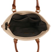 David Jones Straw Satchel Handbag