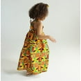 thumbnail image 6 of WUXIAN Toddler Baby Girls African Print Off Shoulder Hair Band Princess Casual Dress Infants Clothes Children Breathable Dailywear, 6 of 8