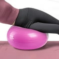 thumbnail image 6 of Yoga Ball Sport Fitness Ball Pilates Donut Balance for Classroom Training (Purple B), 6 of 6
