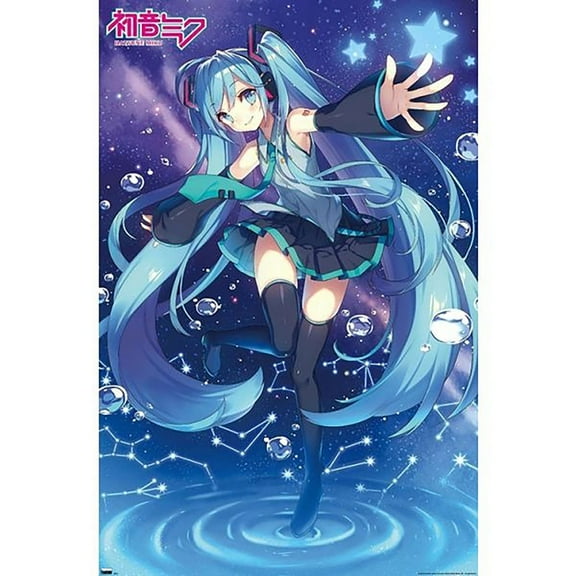 Trends International Hatsune Miku - Stars Wall Poster 22.375" x 34" Unframed Version