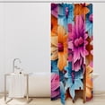 thumbnail image 2 of yowmns Waterproof Shower Curtain Set with Hooks - Beautiful Printed Bathroom Decoration, 2 of 6