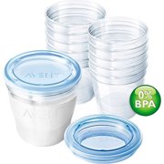 Philips AVENT SCF612/10 BPA Free Breast Milk Storage Starter Kit, 6 Ounce, 10-Pack