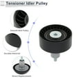 thumbnail image 4 of Unique Bargains Drive Belt Idler Pulley for Porsche Cayenne 2020-2024 Serpentine Tensioner Pulley Idler with Bolt Washer No.9A790334104 Plastic Black 1 Pcs, 4 of 6