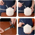 thumbnail image 3 of Juego de 5 herramientas para abrir cocos jóvenes, kit de acero inoxidable para abrir cocos, kit de abridor de cocos, 3 of 3