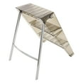 thumbnail image 6 of ToppiJoy 3 Step Folding Step Stool, Acrylic Folding Step Stool, 3-in-1 Design for Ladder Stool & Storage Rack for Adults, 220.46lbs Load (Clear Coffee Color), 6 of 9