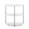 thumbnail image 3 of Pemberly Row Table Console Demi-Ronde en Bois d'Ingénierie Turn-N-Tube en Chêne Blanc, 3 of 6