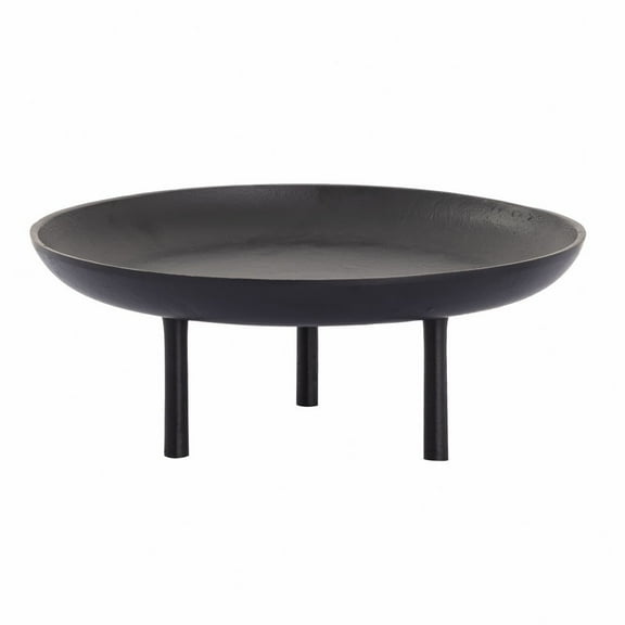Elk Home 12.5-Inch Wide Kiser Bowl - Tray, Transitional, Matte Black