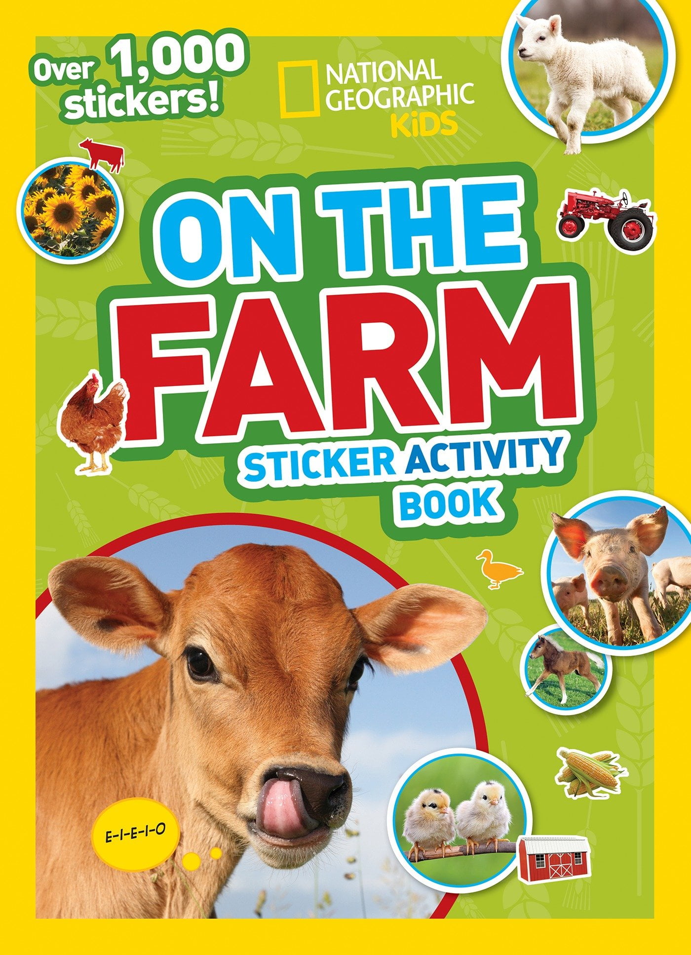 National Geographic Kids on the Farm Sticker Activity Book Over 1,000