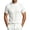 White(Mens Tops), variant on Men's Short Sleeve Tops Mock Neck Knit Tee Loose Fit Modern Casual T Shirts