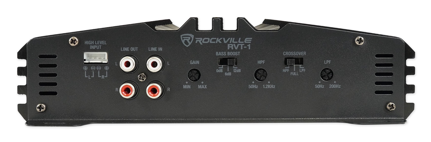 Rockville RVT-1 1000w Peak/250w RMS 2 Channel Car Amplifier Stereo Amp