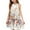#A31-Orange, variant on Abcomgle Girls Dresses Size 10-12 Casual Halter Neck Sleeveless Midi Dress Floral Print A-line Sundresses Swing Dresses 3-4 Years,Beige