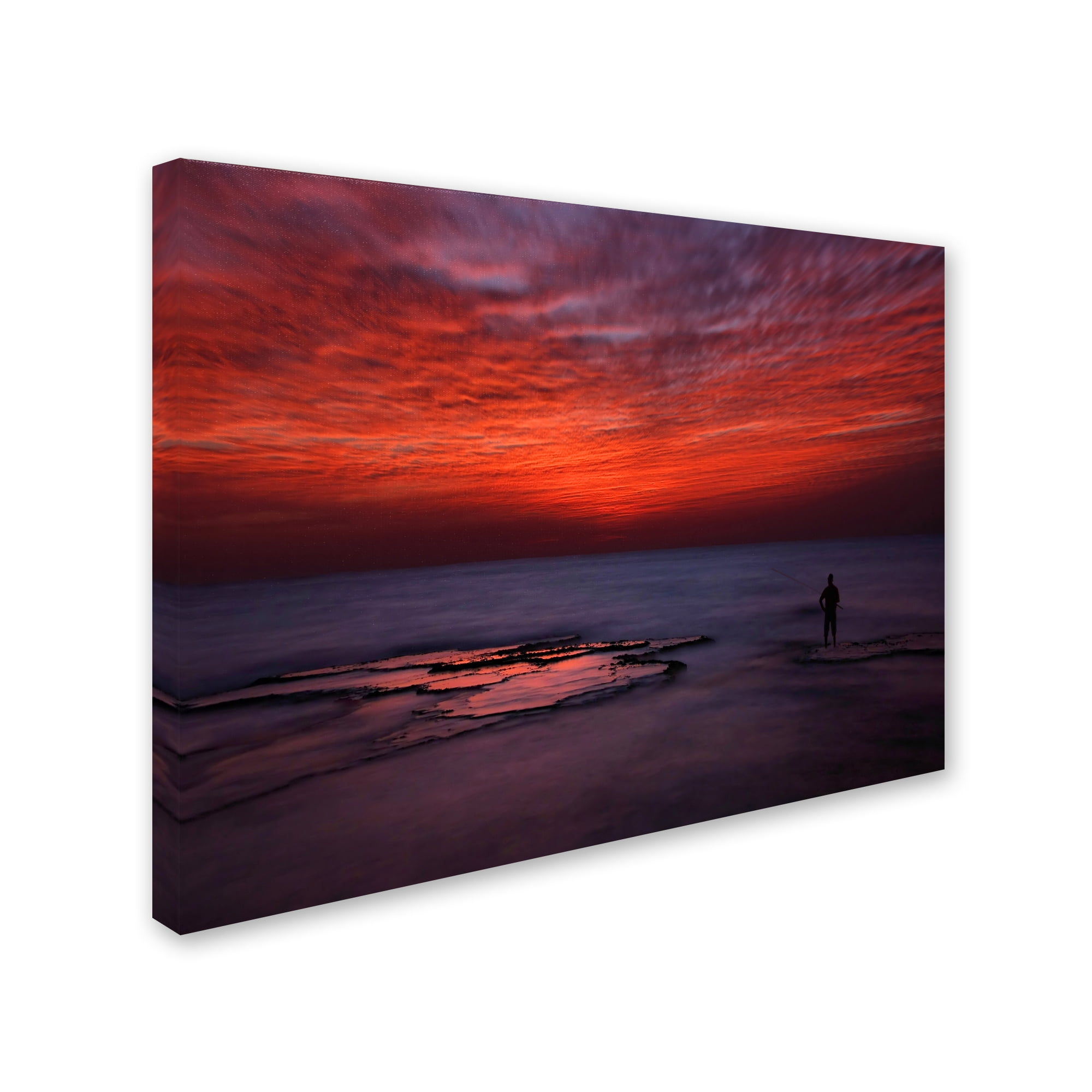 Trademark Fine Art 'Red Sky' Canvas Art by Itay Gal