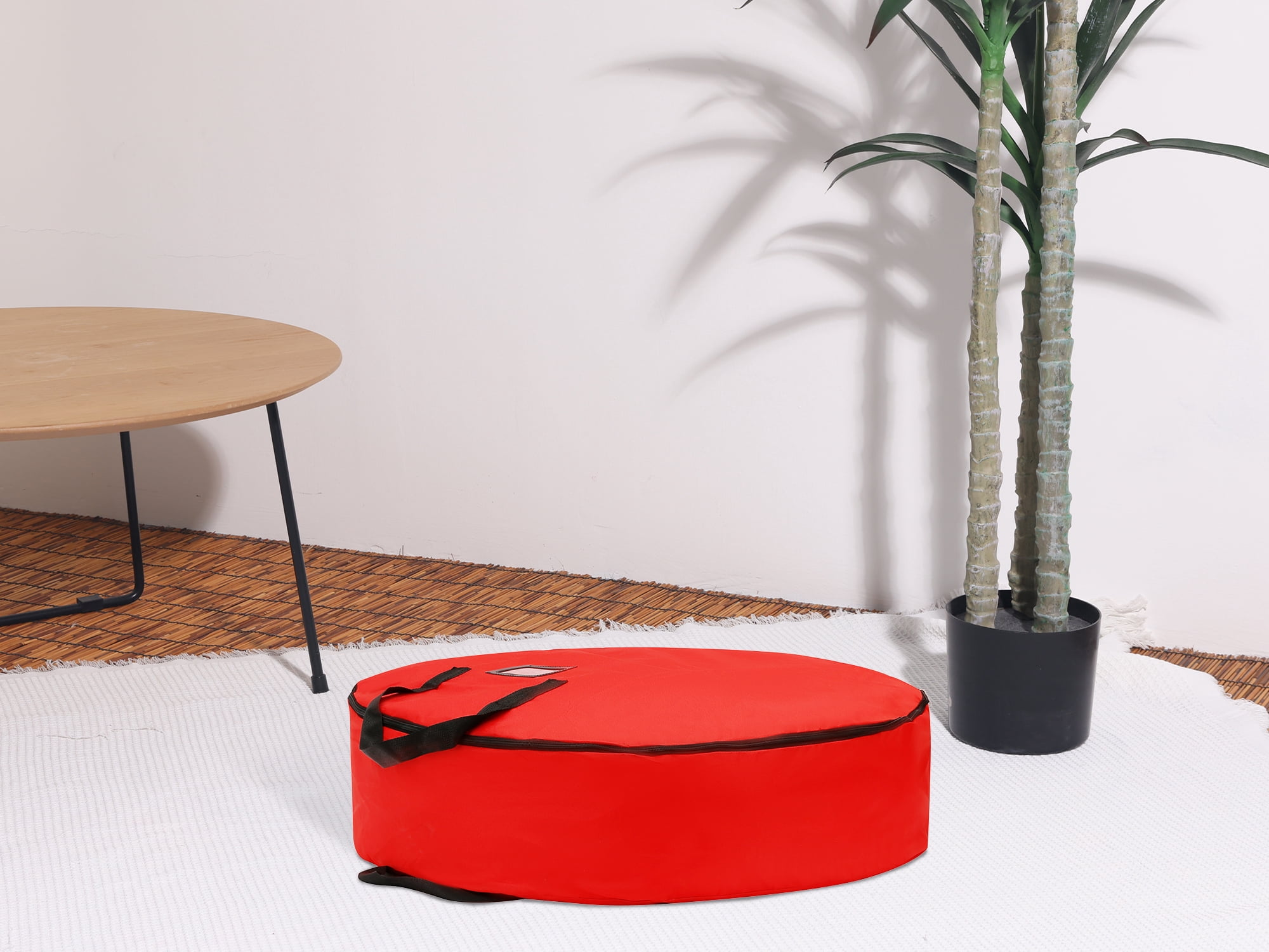 Unique Bargains 1 Pack Clothes Storage Bags Moving Bags Red 30*8in