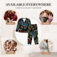 thumbnail image 5 of Goofa Play Game3 Printed Women’s 2 Piece Pajama Set Super,Pajamas Women's Long Sleeve Sleepwear Soft Button Down Loungewear Pjs Lounge Set Nightwear-XX-Large, 5 of 9