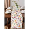 thumbnail image 4 of Ldtrchee Colorful Spring Floral Table Runner 48 Inches, Summer Botanical Farmhouse Bed Runner Dresser Scarves Tabletop for Indoor Outdoor Parties/Ceremony/Banquet, 13" x 48", 4 of 8